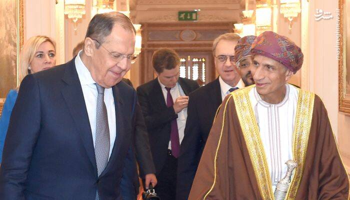 عکس/ دیدار لاوروف با سلطان عمان