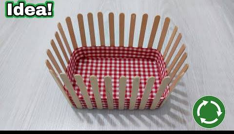 ایده درست کردن سبد با وسایل بازیافتی