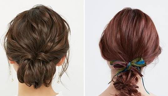 ایده های ساده برای بستن موهای کوتاه