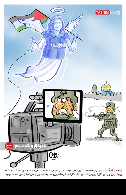 کاریکاتور/ رژیم خبرنگار کُش!