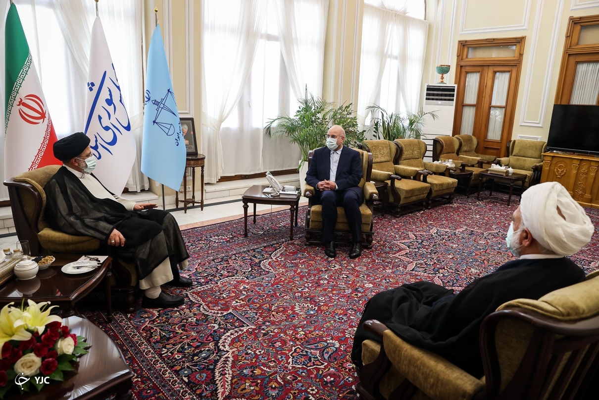 عکس/ نشست سران قوا به میزبانی رئیس مجلس