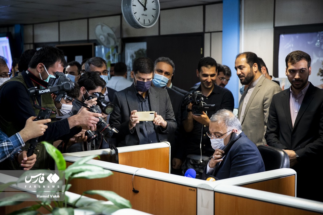 رونمایی از سامانه ۱۳۷ پلاس شهرداری تهران
