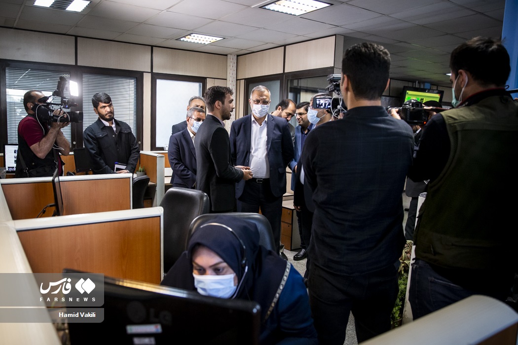رونمایی از سامانه ۱۳۷ پلاس شهرداری تهران