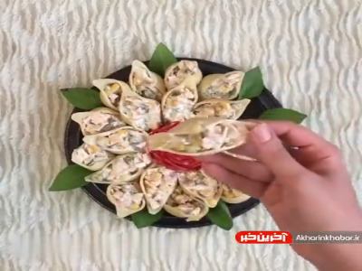 سالاد ماکارونی را متفاوت سرو کنید