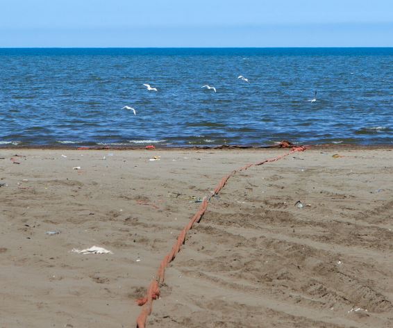 کاهش ۲۱ سانتی‌ متری میانگین تراز آب دریای خزر