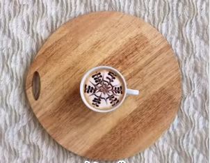 آموزش طراحی روی قهوه