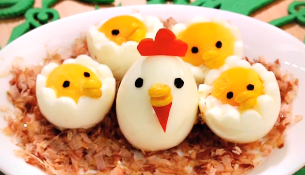 ترفند تزئین تخم مرغی