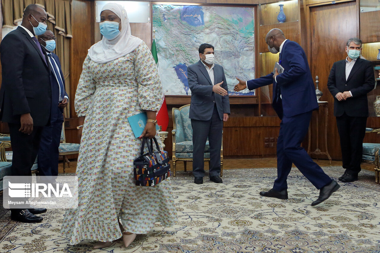 عکس/ دیدار وزیر گردشگری غنا با معاون اول رئیس جمهور