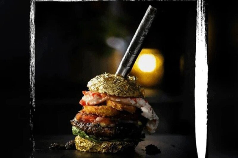 گران‌ترین همبرگر دنیا با روکش طلایی به قیمت 140 میلیون تومان!