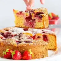 طرز پخت «کیک توت فرنگی» عصرانه جذاب بهاری