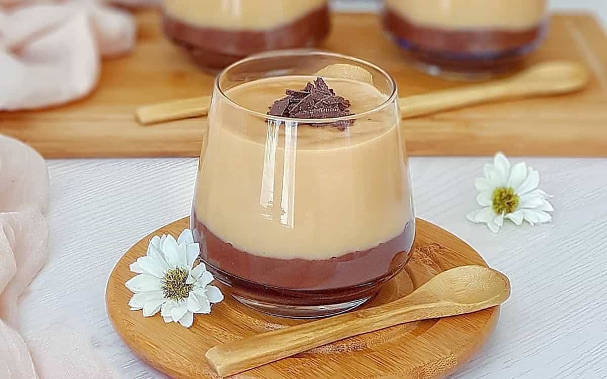 طرز تهیه دسر خوشمزه و فوری کاراملی شکلاتی