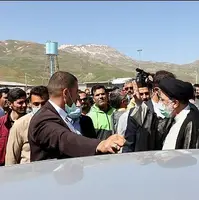 درددل یک راننده با رئیس جمهور در گمرک مرزی تمرچین