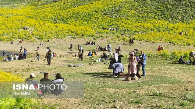 دریاچه زیبای «کوه گل» سی‌سخت