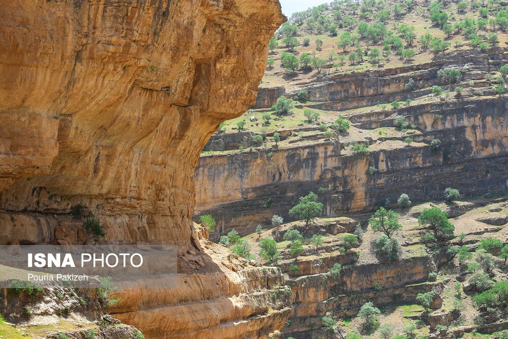 عکس/ تنگه یا دره شیرز مرز بین استان‌های ایلام و لرستان