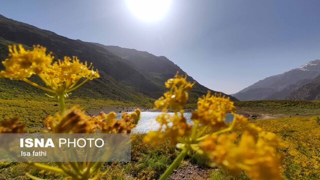 دریاچه زیبای «کوه گل» سی‌سخت