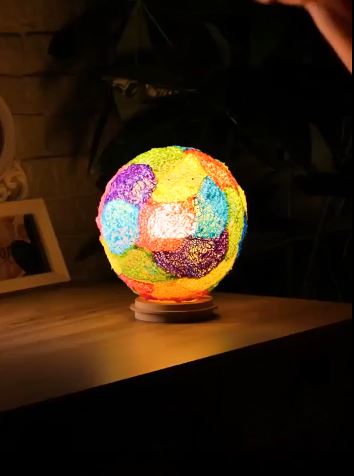 با چسب حرارتی چراغ خواب بسازید