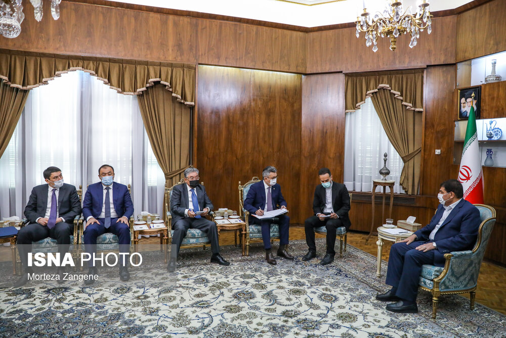 عکس/ دیدار مخبر با  معاون نخست وزیر قزاقستان