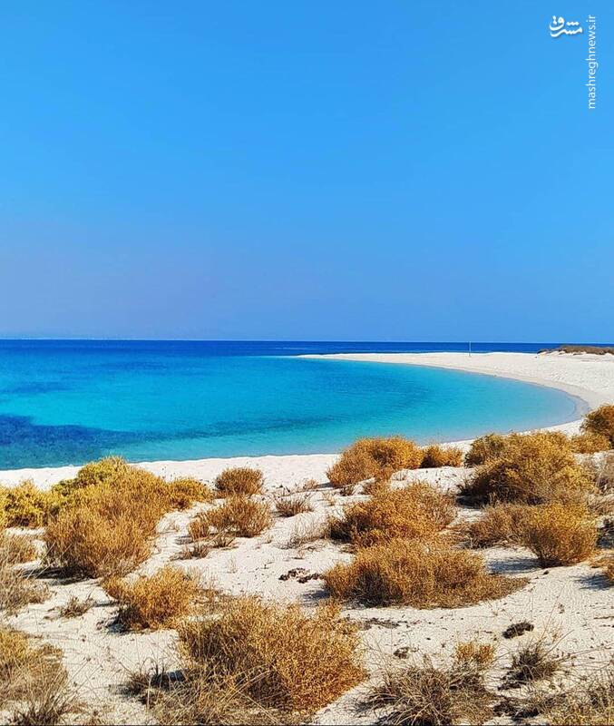 آسمان زیبای جزیرهٔ شیدوَر هرمزگان