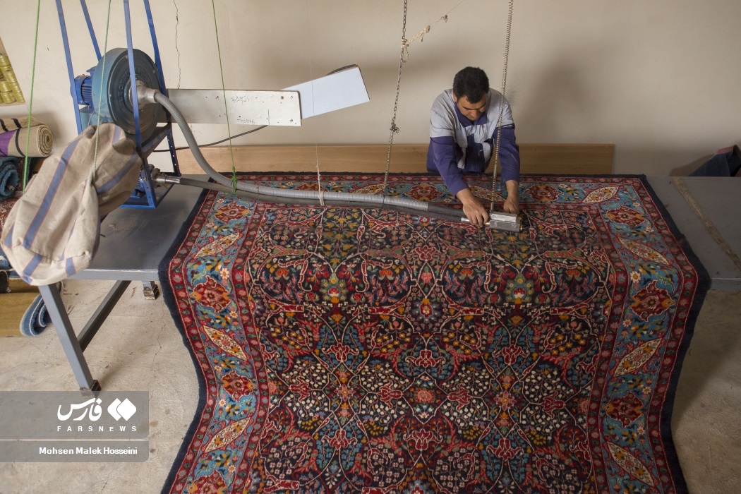 کارگاه رنگرزی سنتی فرش دستباف