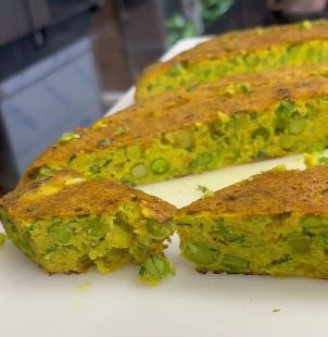 کوکو نخود فرنگی به روش سرآشپز ساناز