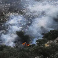 مهار آتش‌سوزی در نیزارهای رودخانه کارون