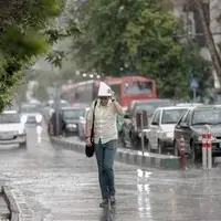 رگبار باران و وزش باد شدید در کشور