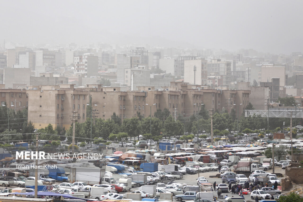 عکس/ آلودگی هوا در همدان