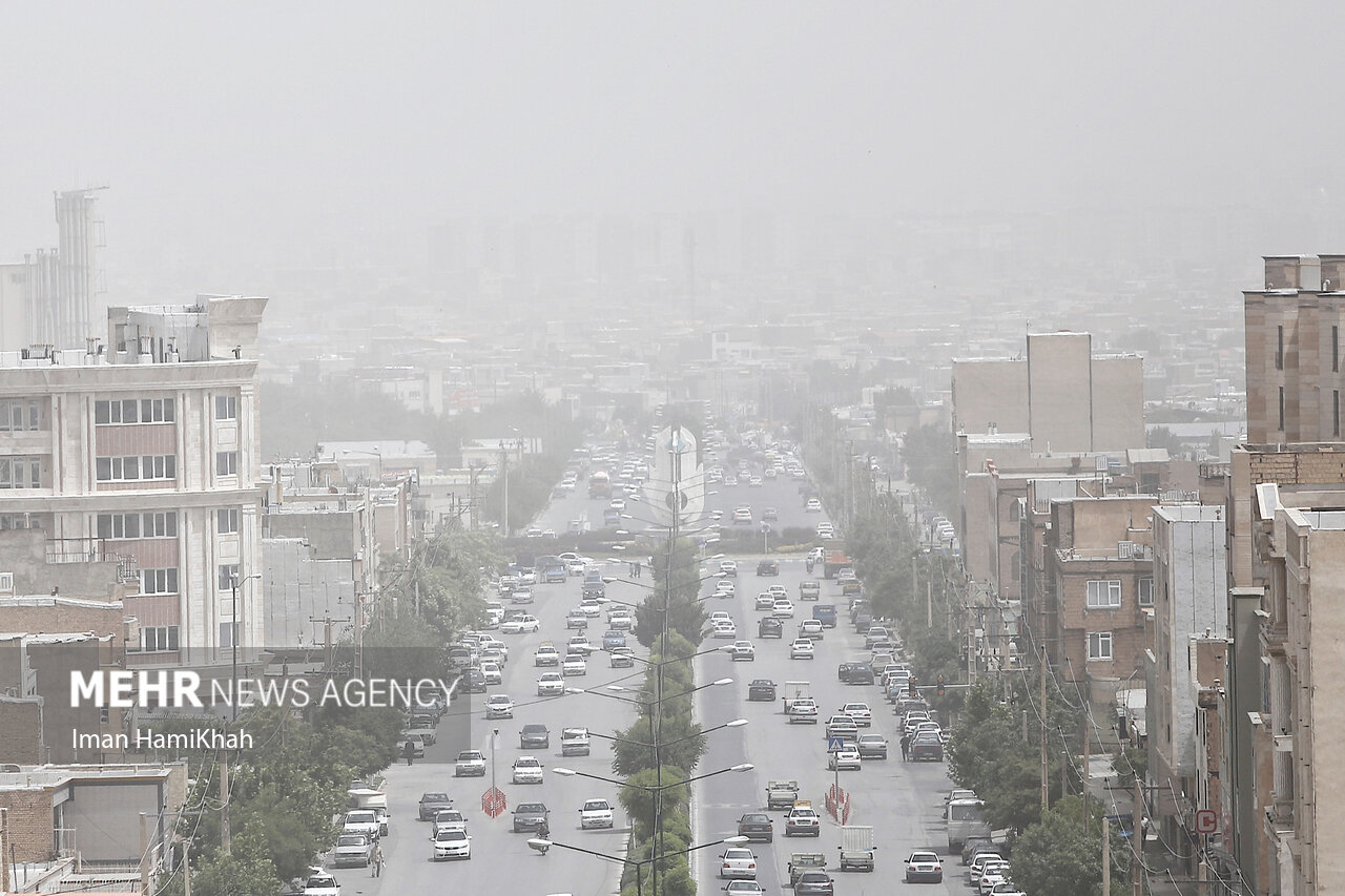 عکس/ آلودگی هوا در همدان