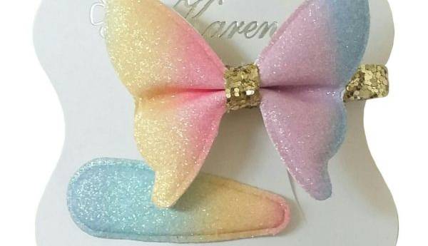 آموزش گل سر پروانه ای