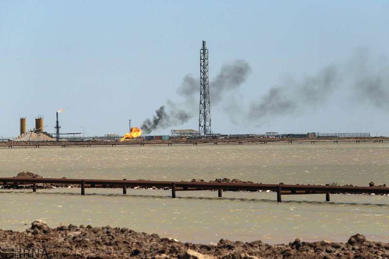 آتش‌سوزی در مجاورت چاه نفت شماره یک مسجدسلیمان