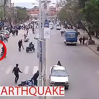 ببینید زلزله ۷.۲ ریشتری در پرو چگونه رانندگان را زمین گیر کرد!