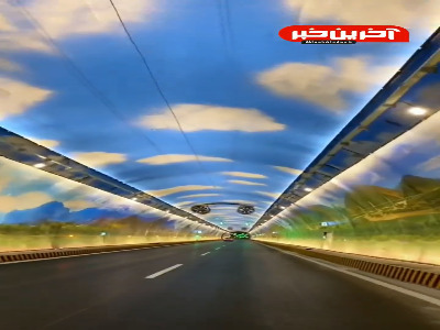 تونل های فوق العاده زیبا رو در یونان