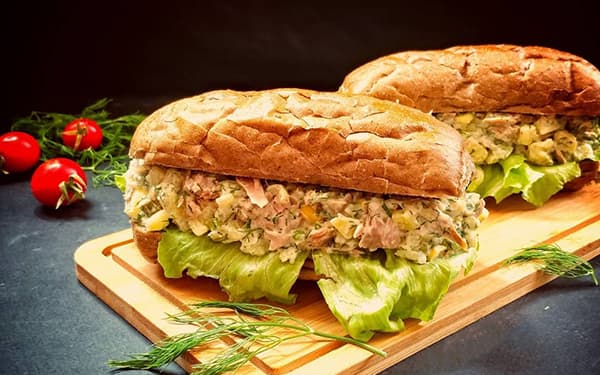 ساندویچ تن ماهی مخصوص فرانسوی