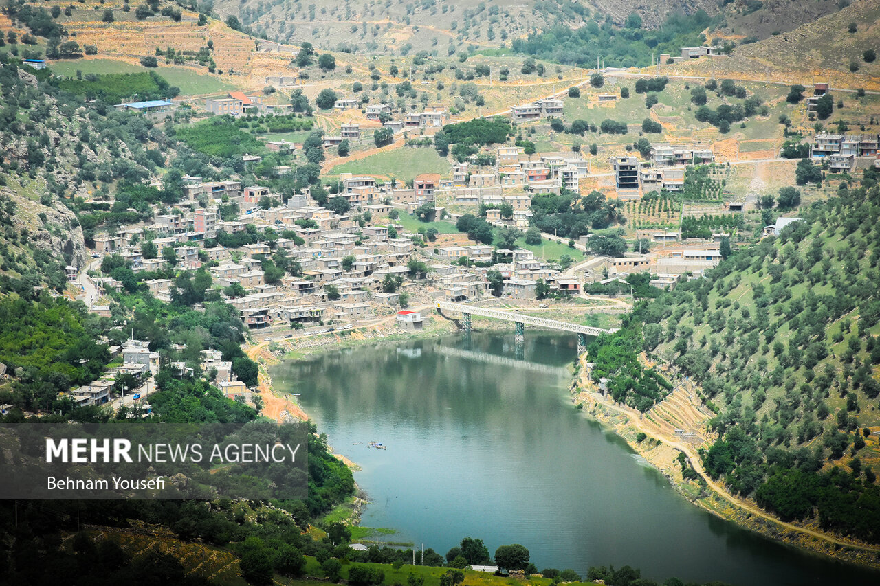 عکس/ چشم‌اندازی زیبا از «اورامان» تا «هجیج» کردستان