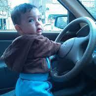 کنترل ماشین از دستش در رفت!