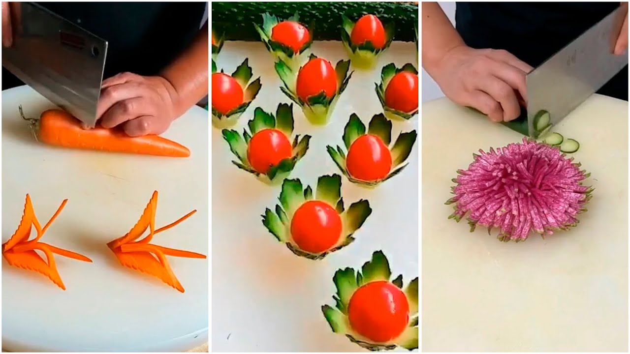 حرفه ای ها این گونه سالادشان را تزئین می کنند؟