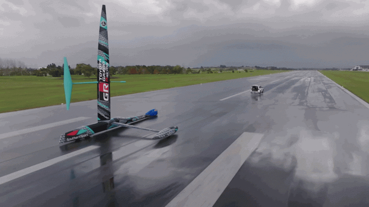 قایق بادبانی جدید زمینی قصد دارد رکورد سرعت در زمین را بشکند