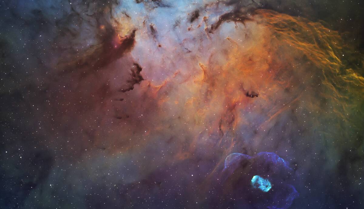 تصویر روز ناسا؛ اژدهای کیهانی سحابی آتشدان