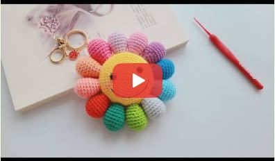 بافت گل آفتاب گردان فانتزی