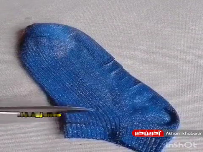 ایده جذاب سازی جوراب کهنه