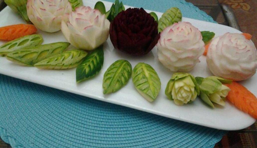 آموزش گام به گام برای میوه آرایی