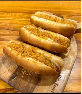 تهیه هات داگ با دیپ پنیر