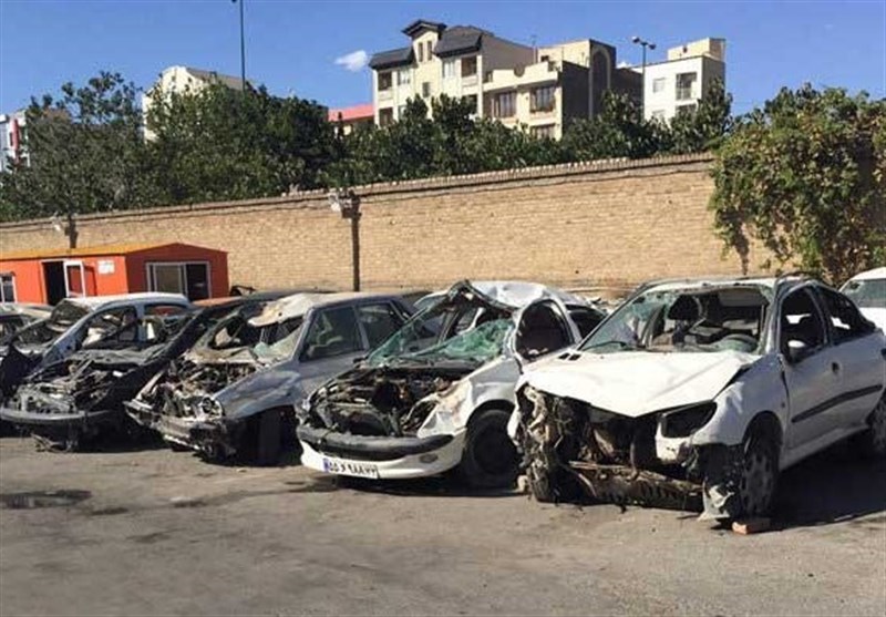 باز نشدن ایربگ ۹۰ درصد خودروهای تصادفی در یک پارکینگ