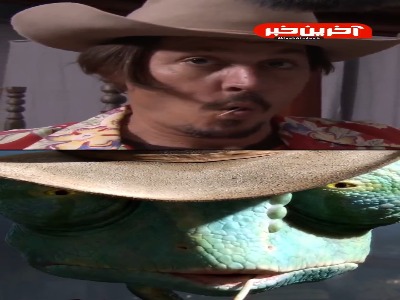 ویدئویی از صداپیشگی جانی دپ در انیمیشن «رنگو»