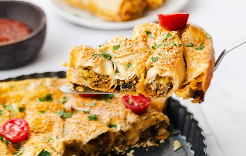 «بورک گوشت» خوشمزه و جذاب به روش ترکیه ای