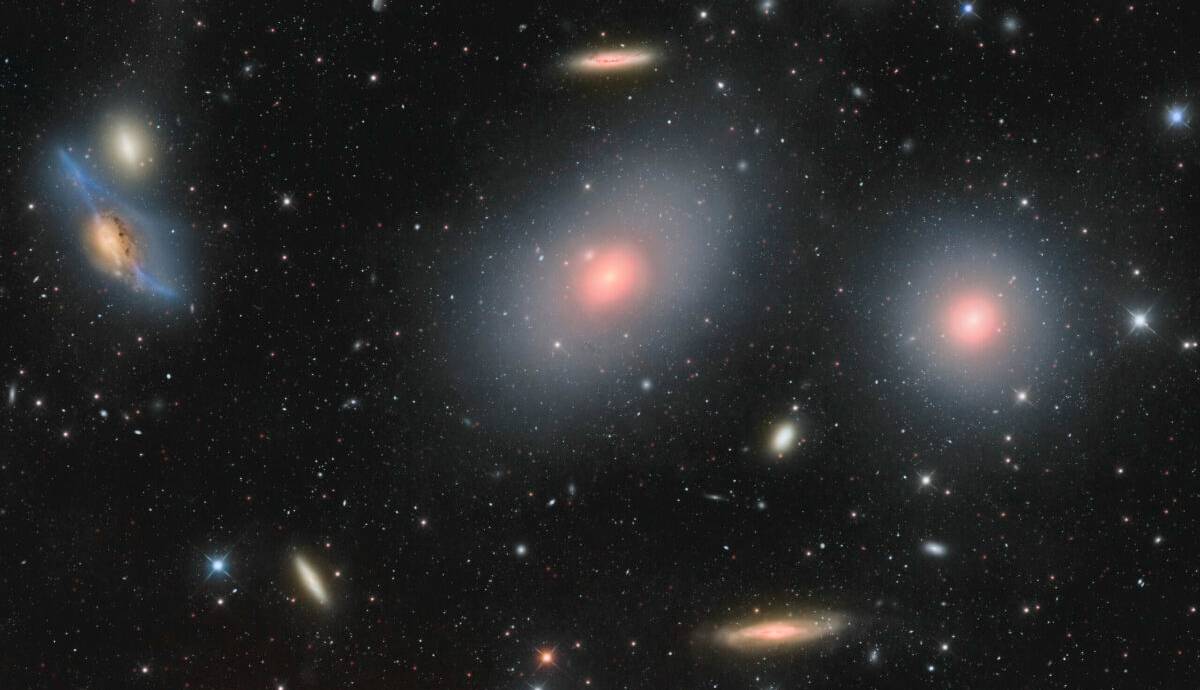 تصویر روز ناسا: قلب خوشه کهکشانی سنبله