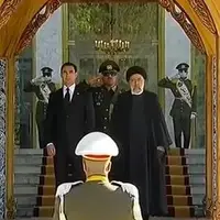 استقبال رسمی رئیسی از رئیس جمهور ترکمنستان در مجموعه تاریخی سعدآباد