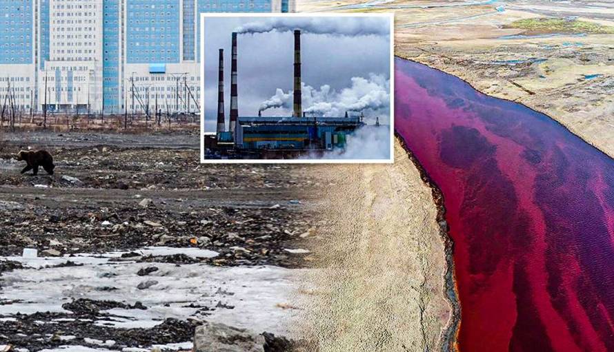 گوناگون/ افسرده‌ ترین شهر روی زمین با رودی به رنگ خون