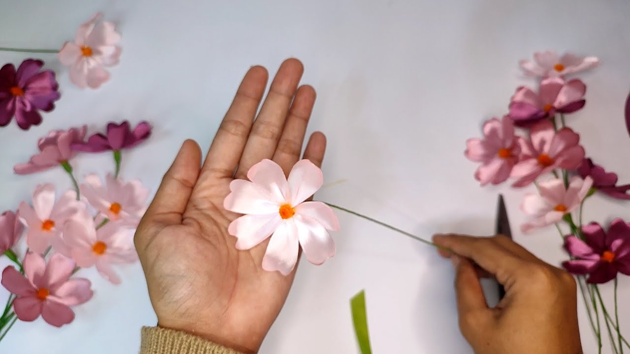 ایده آسان برای درست کردن گل در خانه