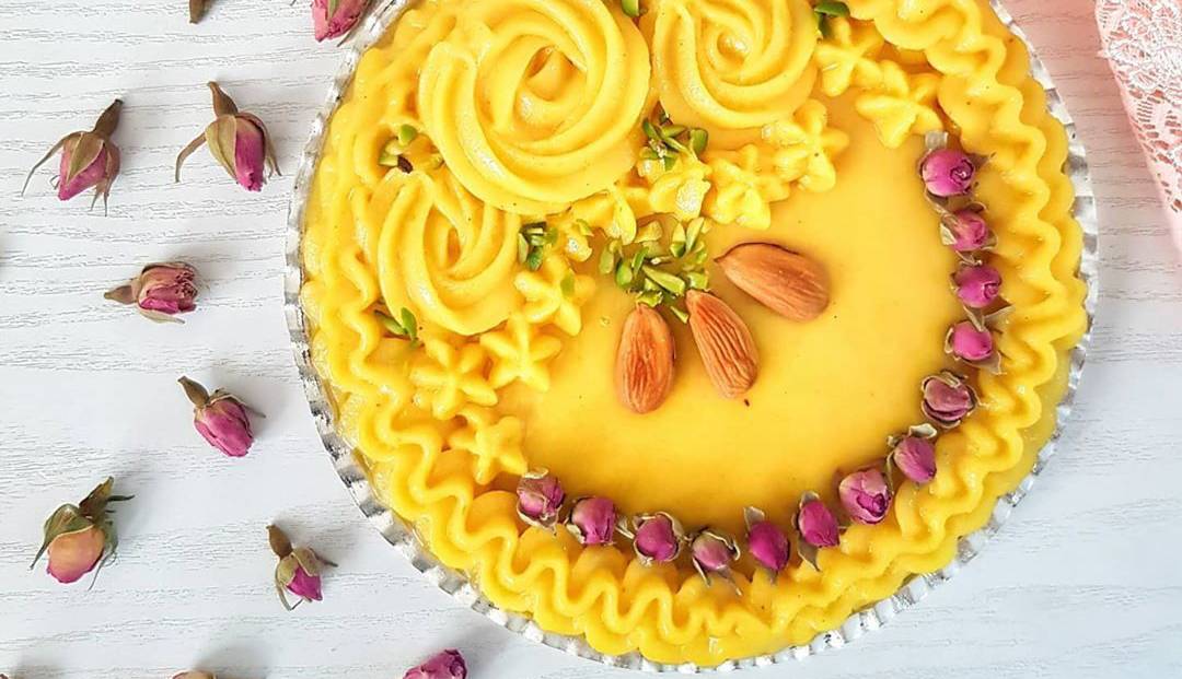 روش پخت حلوای آرد برنج بدون تفت دادن آرد